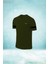 Erkek Haki Dri-Fit Kumaş Spor Için Konforlu Kısa Kol T-Shirt S-3xl 1