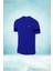 Erkek Mavi Dri-Fit Kumaş Spor Için Konforlu Kısa Kol T-Shirt S-3xl 1