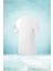 Büyük Beden Erkek Beyaz Dri-Fit Kumaş Baskısız Yuvarlak Yaka Kısa Kol T-Shirt (4xl- 10XL) 2