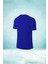 Büyük Beden Erkek Mavi Dri-Fit Kumaş Fit Yuvarlak Yaka Kısa Kol T-Shirt (4xl- 10XL) 2