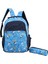 Kids Erkek Mavi Dinazor Model Kalemlikli Sırt Çantası 1