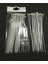 50 Adetli 15 cm Kablo Bağı Beyaz Plastik Kelepçe 2,5 x 150 mm Cırt Kelepçe 1