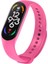 Xiaomi Mi Band 7 ile Uyumlu Silikon Kordon Pembe 1