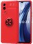 Vivo Y53S 4g Kılıf Ultra Korumalı Yüzüklü Manyetik Ravel Silikon + Cam Ekran Koruyucu 1