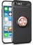 Apple iPhone Se 2022 Kılıf Ultra Korumalı Yüzüklü Manyetik Ravel Silikon + Nano Ekran Koruyucu 1
