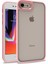 Iphone 8 Renkli Kenarlı Parlak Flora Kılıf 1
