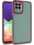 Samsung Galaxy A12 Renkli Kenarlı Parlak Flora Kılıf 1