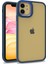 Iphone 11 Renkli Kenarlı Parlak Flora Kılıf + Ekran Koruyucu 1