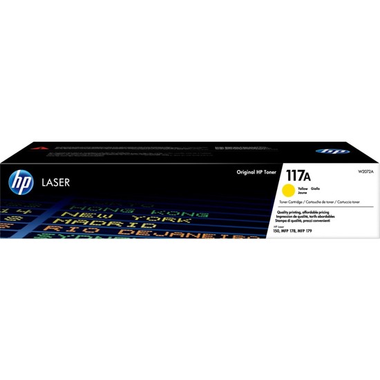 HP  W2072A (117A) Sarı Toner Resim-1