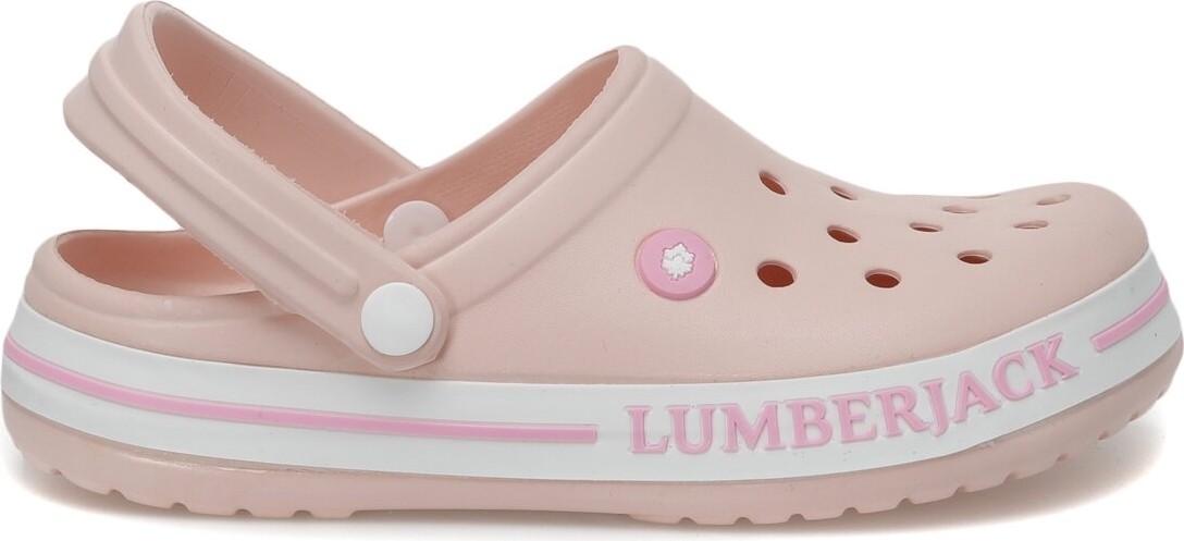 Lumberjack Kadın Sabo Terlik Pembe Silikon/Plastik Malzeme ile Konforlu Sezonsuz Kullanım görsel 2