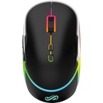 GTX Indıgo Kablosuz Oyuncu Mouse 4000 DPI RGB Özellikli Siyah Renkli Oyun İçin Tasarlandı