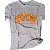 Be More Cozy Baskılı Oversize Bayan Tshirt
