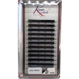 Kaşmir Kirpik Çek- Bırak D Kıvrım 0.05 mm 9 Numara Tek Boy Kirpik