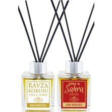 Esved Medine Ravza Kokusu ve Kubbetüs Sahra Kokusu 100 ml Çubuklu Oda Kokusu
