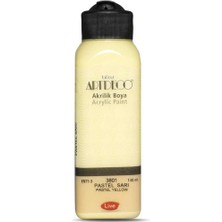 Artdeco : Pastel Akrilik Boya : 140 ml : Pastel Sarı