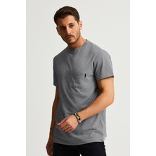Alexander Gardi Cep Detaylı Desenli T-Shirt (E22-74500)
