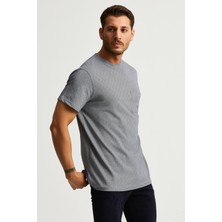 Alexander Gardi Cep Detaylı Desenli T-Shirt (E22-74500)