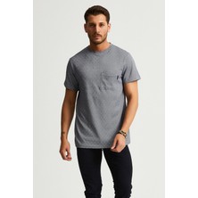 Alexander Gardi Cep Detaylı Desenli T-Shirt (E22-74500)