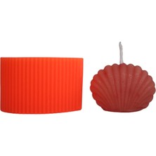 Hobizubi Küçük Istiridye Silikon Mum Kalıbı M-174
