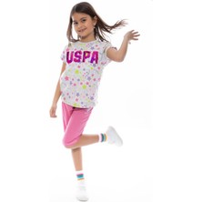 U.S. Polo Assn. US1050-4 Kız Çocuk Kapri Takımı