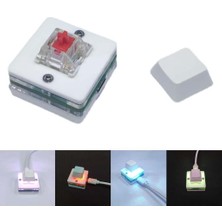 Waysle USB Mini 1 Anahtar Klavye Programlanabilir Rgb Dıy Kırmızı Anahtar Için Mekanik Oyun Klavyesi (Yurt Dışından)