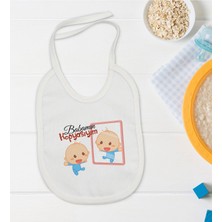 Bk Kids Babamın Kopyasıyım Tasarımlı Bebek Mama Önlüğü - Model 1