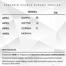 DNC Opel Astra H, Corsa D, Zafira B, Mokka Için Iç Tavan Aydınlatma Lambası