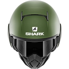 Shark Drak (RAW) Mat Yeşil Kask