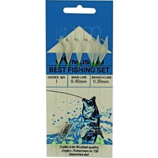 Mustad Best Fishing Set 0,40 0,30 mm No:1 Çapari