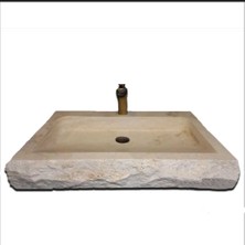 Sipahi Marble Traverten Eğimli Batarya Çıkışlı Lavabo