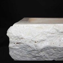 Sipahi Marble Traverten Eğimli Batarya Çıkışlı Lavabo