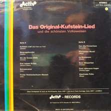 Kupon Das Original Kufsteinlied Und Die Schönsten VOLKSWEISEN1978 Lp