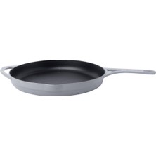 Pot Art Gri Düz Döküm Tava 28 cm