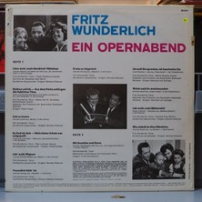 Kupon Fritz Wunderlich * Ein Opernabend ,almanya Baskı 1960 Lp