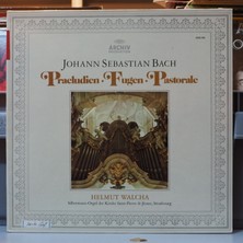 Kupon Jean Sebastien Bach*, Helmut Walcha * Préludes,fugues , Pastorale,almanya Baskı 1974 Lp