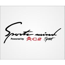 Oto Sticker Sports Mind Citroen C2 Sticker