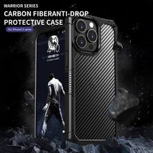 Yue Store Iphone 13 Koyu Mavi Için Karbon Fiber Pc + Tpu Kılıf (Yurt Dışından)