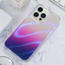 Yue Store Iphone 13 Pembe Mor X8 Için Lazer Tpu Kılıfı (Yurt Dışından)