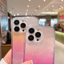 Yue Store Iphone 13 Pembe Mor X8 Için Lazer Tpu Kılıfı (Yurt Dışından)