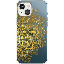 Yue Store Iphone 13 Gold Için Gradyan Dantel Tpu Kılıfı (Yurt Dışından)