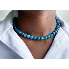 Mucize Taş Apatit Doğaltaş Kolye 8 mm