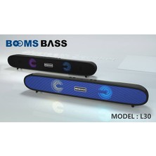 Veron Tech L30 5W Taşınabilir Renkli LED Kablosuz Super Bass Masaüstü Stereo Hoparlör Desteği Tf Fm USB 1+1