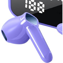 Fayshow Kablosuz Bluetooth Kulaklıklar, Spor Fitness Mor Için Etkin Bluetooth 5.2