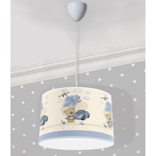 Bebişim Halı Sevimli Ayıcık Araba  Uçan Balonlar Çocuk Odası Sarkıt Avize