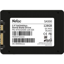 Netac SA500 128GB 2.5 SSD Disk NT01SA500-128-S3X