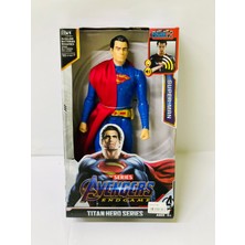 Avengers Oyuncak Süperman Işıklı Sesli Figür Oyuncak 30 cm Avengers Süperman Figür - Süperman Oyuncak