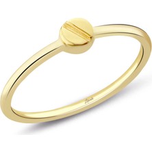 Lilarote Vida Motifli Altın Yüzük