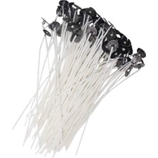 Hobizubi Mum Fitili Hazır Kopçalı 12 cm 50'li