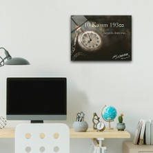 Decorita Atatürk | Cam Tablo | 10 Kasım 1938 | 30cm x 40cm