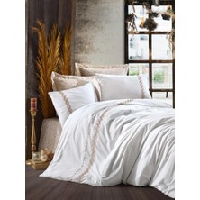 Cotton Box Majestic Seri Çift Kişilik Nevresim Takımı Ines Bej